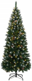 Árvore de Natal artificial com 300 luzes LED 240 cm