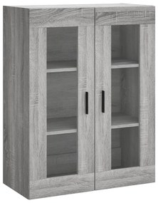 Armário alto 69,5x34x180 cm derivados de madeira sonoma cinza