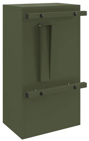caixa de correio Verde-oliva 30 x 23 x 55 cm Aço
