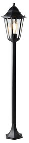 LED Lanterna de exterior inteligente de pé preta 120 cm incl. Wifi ST64 - New Orleans Clássico / Antigo