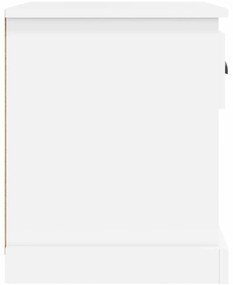 Mesas cabeceira 2pcs 39x39x47,5 cm derivados de madeira branco