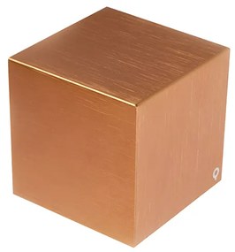 Candeeiro de parede moderno cobre com efeito de luz - Cube Design,Moderno