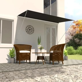vidaXL Toldo retrátil 350x150 cm antracite