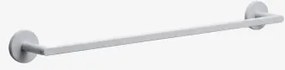 Toalheiro Adesivo De Parede Com Barra Para Casa De Banho Em Aço Inoxidável Caldrumi Branco & ↔︎ 60 Cm - Sklum