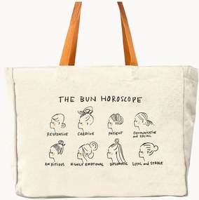 Mala shopper em algodão Bun Horoscope