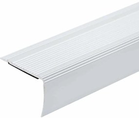 Perfis para degraus 30 pcs Prateado 67 cm Alumínio