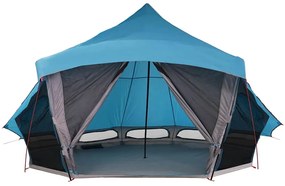 Tenda Tipi Azul pra 10 Pessoas, Impermeável