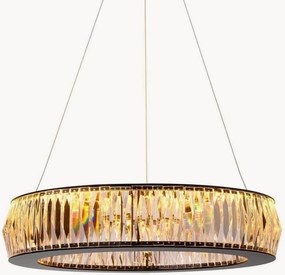 Candeeiro suspenso LED artesanal em vidro de cristal Vancouver