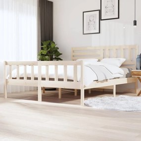 3101168 vidaXL Estrutura de cama super king 180x200 cm madeira maciça