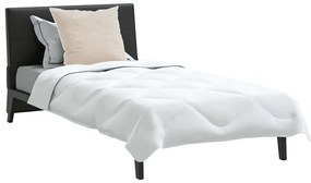 Edredom com Travesseiro 2 pcs Branco 140 x 200 cm Microfibra