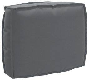 vidaXL Cojin de Pallet para Encosto Antracite 50x40x12 cm Tecido Oxford