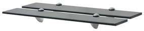 vidaXL Prateleiras flutuantes 2 pcs vidro 60x20 cm 8 mm