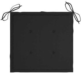 Cadeiras exterior dobráveis c/ almofadões 6 pcs acácia maciça