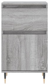 Aparadores 2 pcs 40x35x70 cm derivados madeira cinzento sonoma