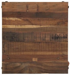 Mesa de Centro 55x60x40 cm Madeira Sólida Recuperada