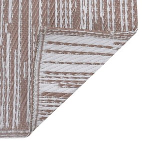 Tapete de exterior 80x150 cm ARAKIL PP castanho