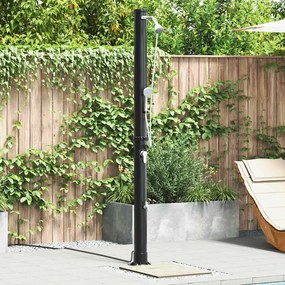vidaXL Chuveiro Solar Portátil com Cabeça de Chuveiro de Mão de 217 cm, 20 L