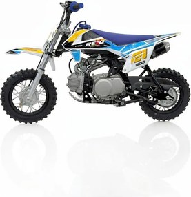 Mini Moto Infantil para crianças REXO K90A 90cc Semi-Automática 10/10" 4T Azul