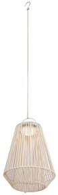 Candeeiro de Mesa Boémio Bege Incl. LED Regulável em 3 Níveis IP54 Recarregável por Energia Solar - Duca Boêmio