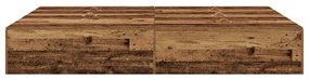 Cama de Armazenamento Madeira Velha 160x200 cm