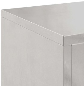 Suportes para Plantas de Exterior vidaXL Pilar 2 pcs 24x24x75 cm Aço I