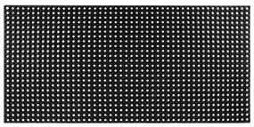 246610 vidaXL Tapete de borracha 23 mm 100x150 cm