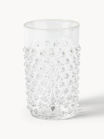 Copos de vidro artesanal Hobnail, 6 uni.