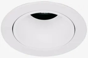 Downlight Led Embutido Com Moldura Redonda Ø5 Cm Para Exterior Em Alumínio Orelva Branco & Branco 3000k & 3 W & 19º - Sklum