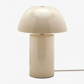 Candeeiro De Mesa Em Cerâmica Kisvea Tapioca Bege - Sklum
