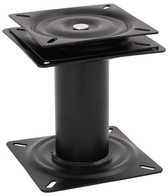 vidaXL Pedestal para banco de barco giratório a 360° aço