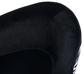 Sofá para cães 68x38x38 cm pelúcia preto