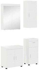 vidaXL Conjunto de Móveis para Banheiro com gaveta TULUM Branco