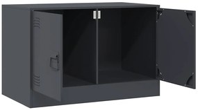 Móvel de TV 67x39x44 cm aço antracite
