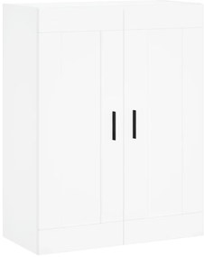 Móveis de parede 2 pcs derivados de madeira branco