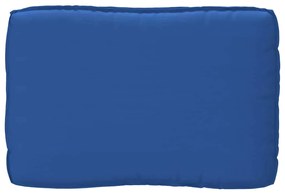 Almofada de Palete para Assento Azul Royal 120x80x12 cm Tecido Oxford