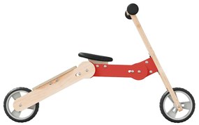 Trotinete para criança 2 em 1 vermelho