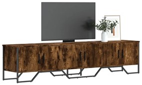 Móvel de TV 180x34x41 cm derivados de madeira carvalho fumado
