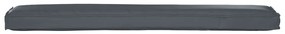 Almofadas para Banco 2 pcs Antracite 200x40x8 cm em Tecido Oxford