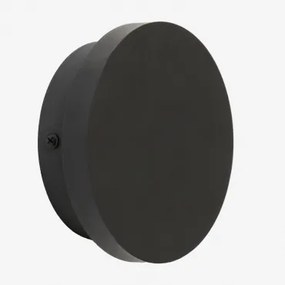 Arandela De Parede Led De Aço Inoxidável Arizona Preto & Ø12 Cm - Sklum