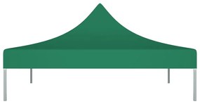 Teto para tenda de festas 3x3 m 270 g/m² verde