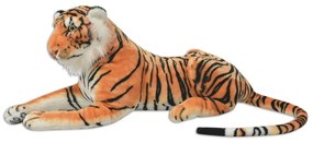 Tigre de peluche, castanho, XXL