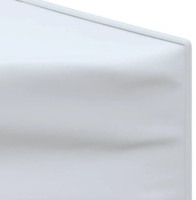 Tenda para festas dobrável com paredes laterais 3x6 m branco