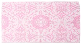 Tapete de exterior 120x180 cm ARAKIL PP cor-de-rosa