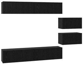 Conjunto de móvel de TV com prateleira Outros com armazenamento com po