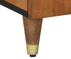 Armário de TV 105x33x46 cm Madeira Sólida de Mangueira