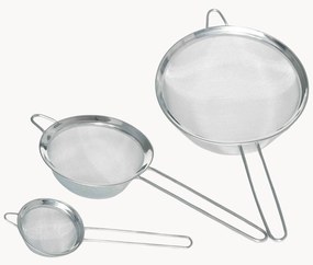 Coador de cozinha em aço inoxidável Meno, conjunto de 3