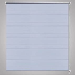 Estore de rolo 70 x 120 cm, linhas de zebra / Branco