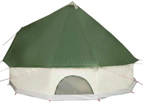 Tenda familiar tipi para 6 pessoas impermeável verde