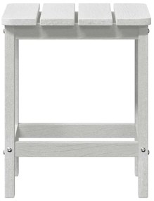 Mesa Lateral Adirondack Branca 38x38x45 cm HDPE