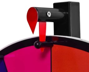 Roleta Roda da Sorte de 18" com suporte, dá para escrever e limpar com espuma apagável para festas Roda de prémio Multicolorido